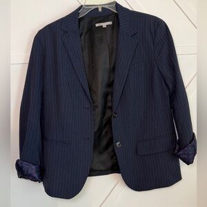 GAP Navy Pinstripe Women's Blazer